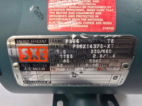 RELIANCE P56X1437S-XT 230/460V 2.8/1.4A NSNP