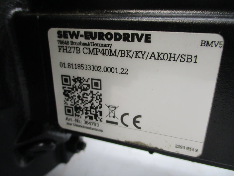 SEW-EURODRIVE FH27BCMP40M/BK/KY/AK0H/SB1 400V 6.00A NSNP
