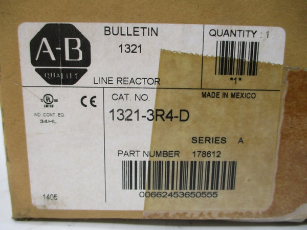 ALLEN BRADLEY 1321-3R4-D SER. A 600V 4A NSMP