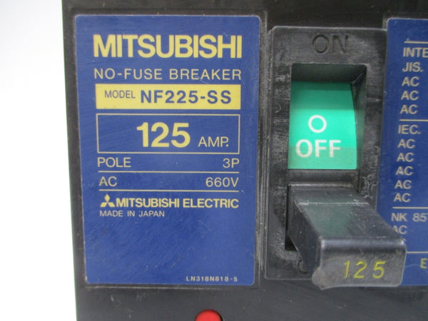 MITSUBISHI NF225-SS 660VAC 125A NSNP