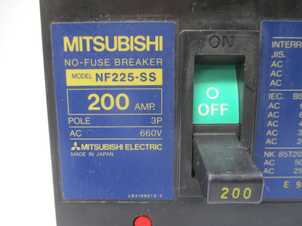 MITSUBISHI NF225-SS 660VAC 200A NSNP