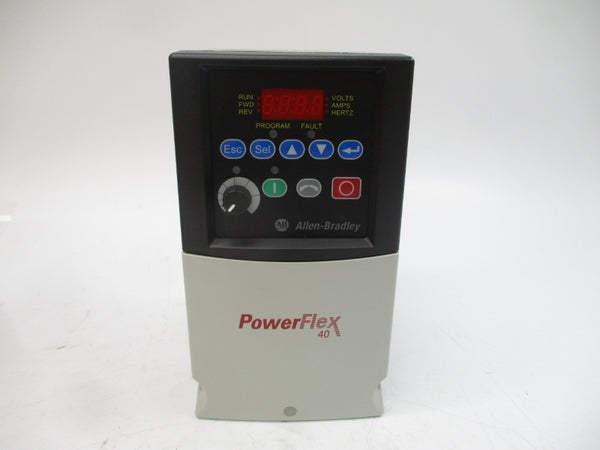 ALLEN BRADLEY 22B-B8P0N104 SER. A F/W 7.02 180-264VAC 9.5A NSMP