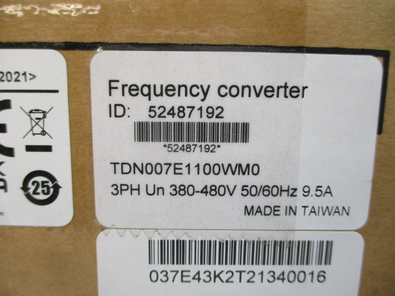 DELTA ELECTRONICS TDN007E1100WM0 380-480V 9.5A NSMP