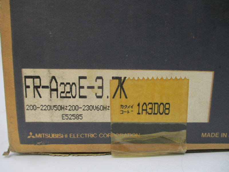 MITSUBISHI FR-A220E-3.7K 200-220/230VAC 17A NSMP