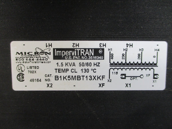 MICRON B1K5MBT13XKF 208/230/460V NSMP
