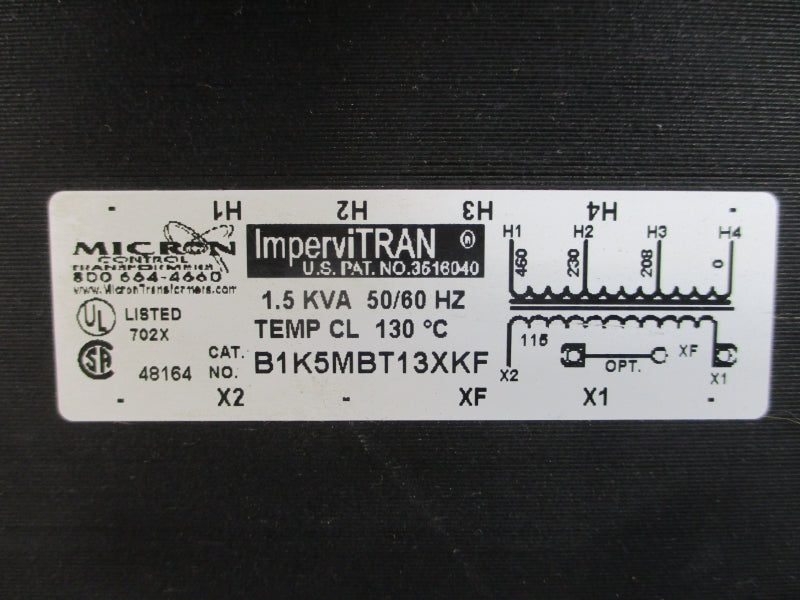 MICRON B1K5MBT13XKF 208/230/460V NSMP