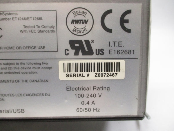 ELO ET1266L-7SWA-1 ET12X6L-XXWA-1 100-240V 0.4A NSNP