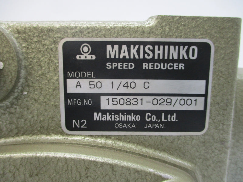 MAKISHINKO A501/40C 150831-029/001 NSNP