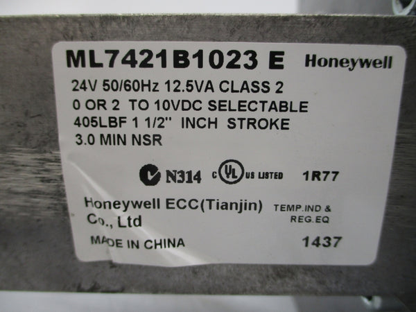 HONEYWELL ML7421B1023-E 24V 1-1/2" NSMP