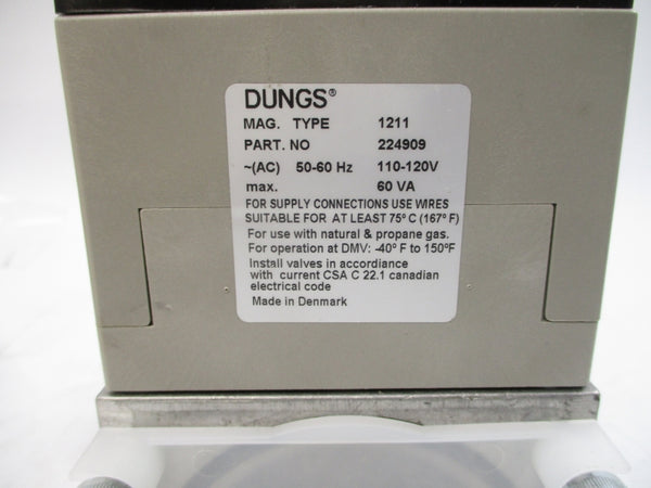 DUNGS DMV-D702/602 224843 110-120VAC 7PSI NSMP