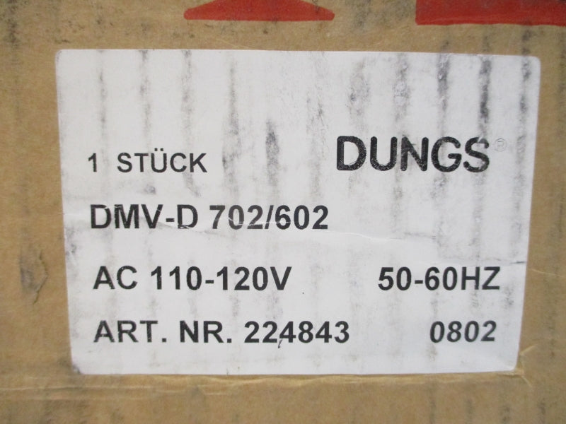 DUNGS DMV-D702/602 224843 110-120VAC 7PSI NSMP