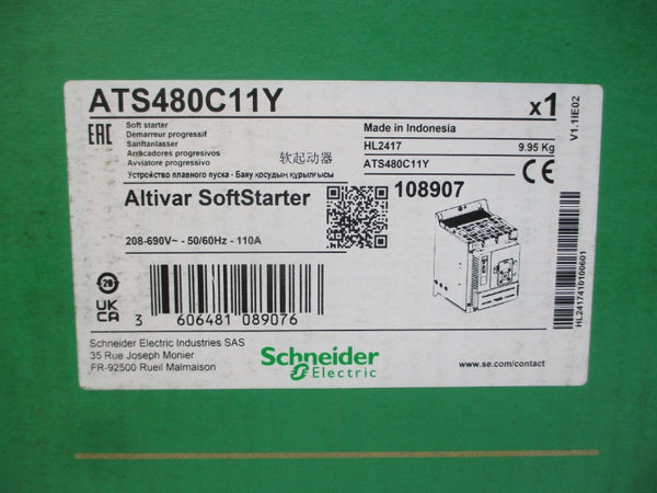 SCHNEIDER ELECTRIC ATS480C11Y 208-690V 110A NSMP