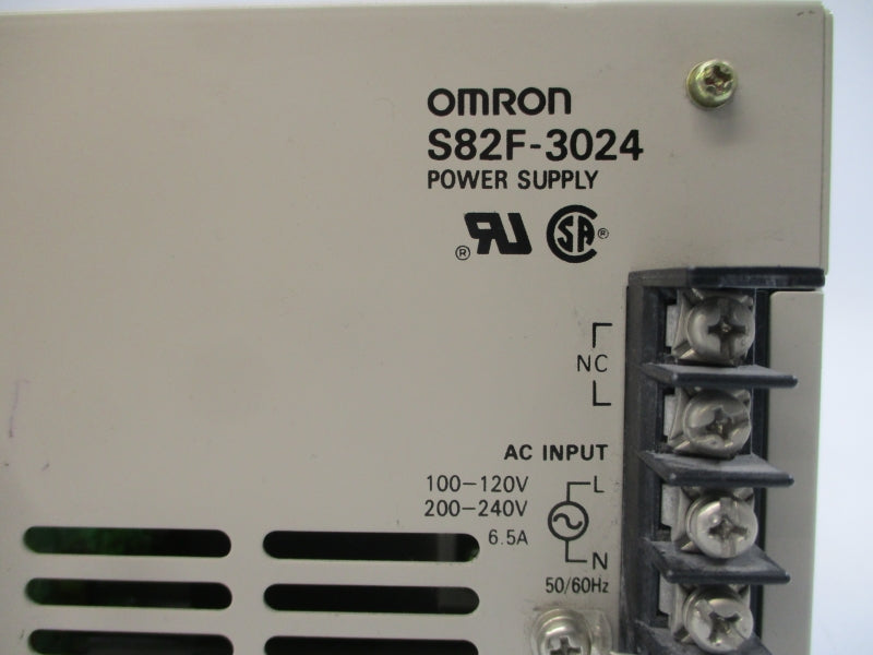 OMRON S82F-3024 100-120/200-240VAC 6.5A NSNP