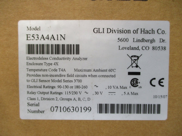 GLI E53A4A1N 115/230V 5A NSMP