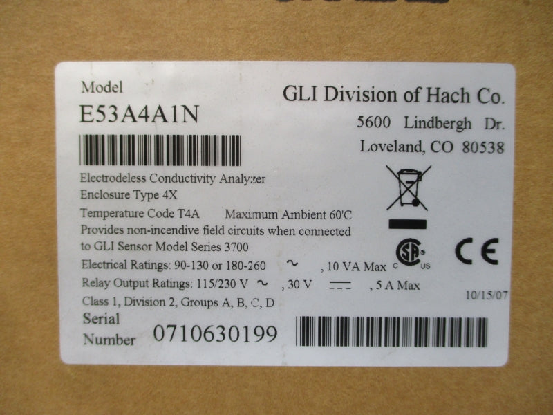 GLI E53A4A1N 115/230V 5A NSMP