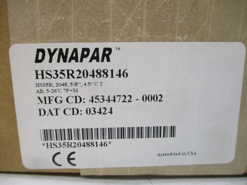 DYNAPAR HS35R20488146 5-26V NSFS