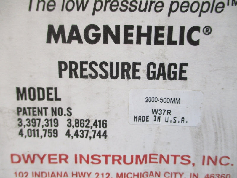 DWYER 2000-500MM 15PSI NSMP