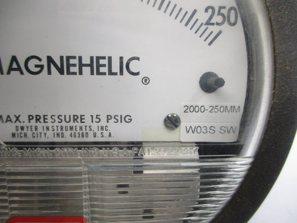 DWYER 2000-250MM 15PSI NSMP