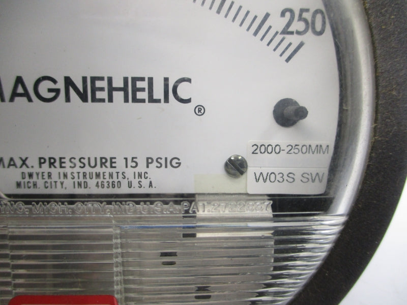 DWYER 2000-250MM 15PSI NSMP