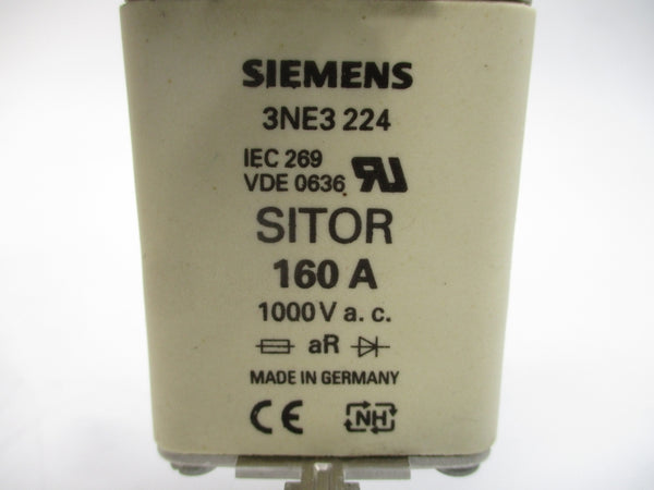 SIEMENS 3NE3224 1000VAC 160A (PKG OF 3) NSMP