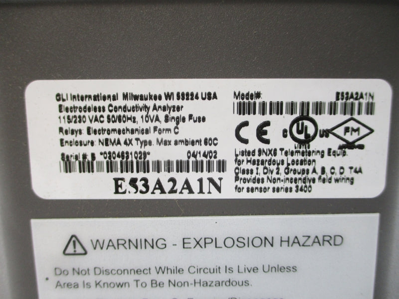 GLI E53A2A1N 115/230VAC NSNP