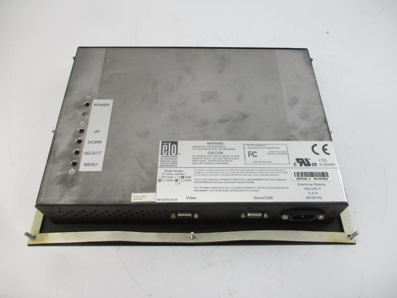 ELO ET1266L-7SWB-1 D24983-000 100-240V 0.4A NSNP