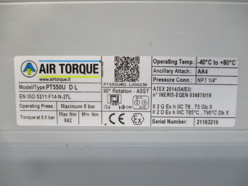 AIR TORQUE PT550UDL NSNP