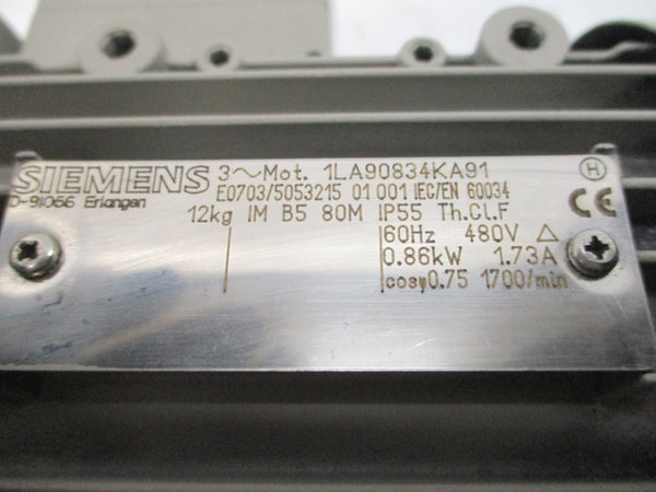 SIEMENS 1LA90834KA91 480V 1.73A NSNP