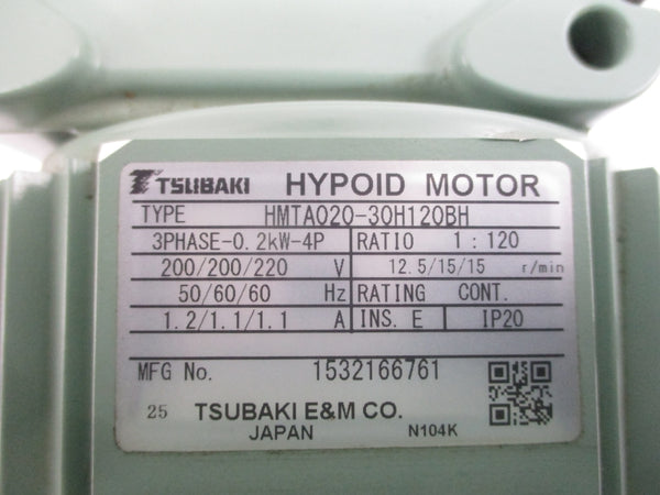 TSUBAKI HMTA020-30H120BH 200/220V 1.2/1.1A NSNP
