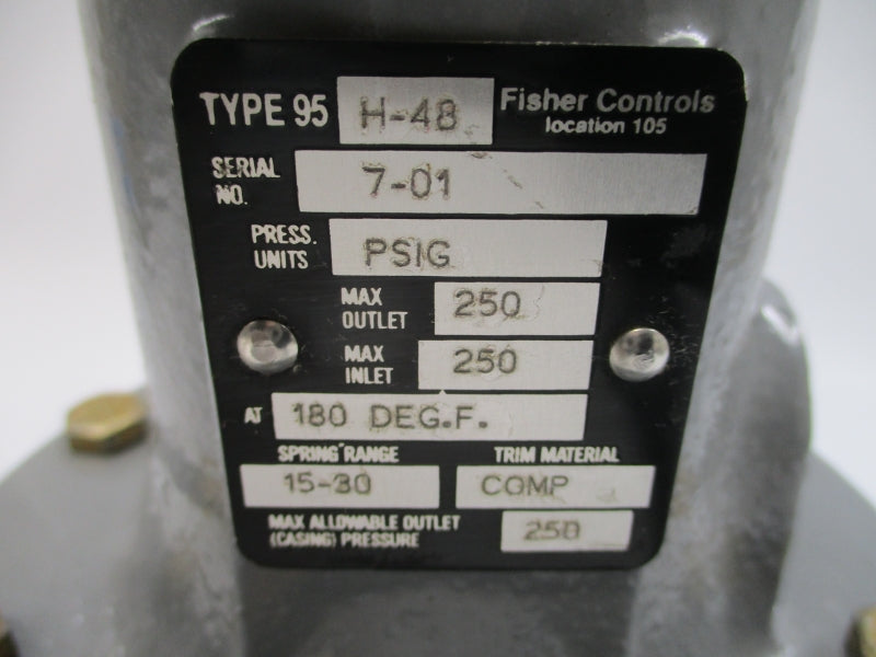 FISHER CONTROLS 95H-48 15-30PSI NSNP