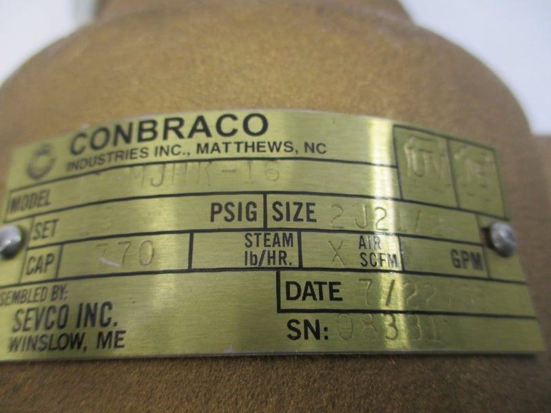 CONBRACO 19-MJHK-16 16PSI 2-1/2" NSNP