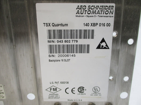AEG SCHNEIDER AUTOMATION 140XBP01600 043502779 NSNP