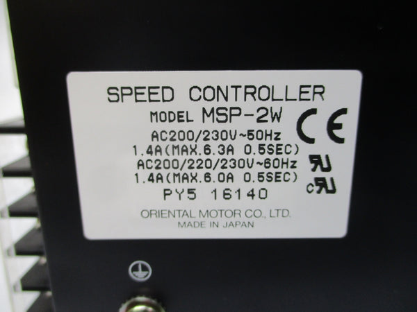 ORIENTAL MOTOR MSS560-502WJ-6 200-220/230V 0.54-0.57/0.65A NSMP