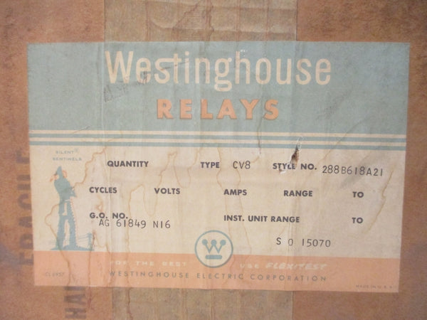 WESTINGHOUSE 288B618A21A CV-8 199V NSMP