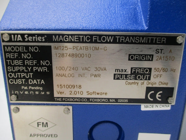 FOXBORO IMT25-PEATB10W-G 100/240VAC NSMP