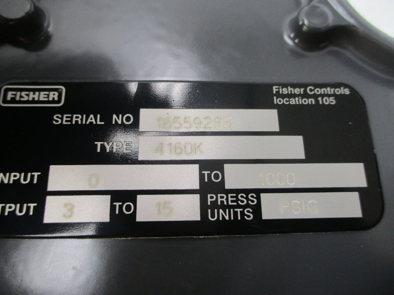 FISHER CONTROLS 4160K-221 3-15PSI NSMP