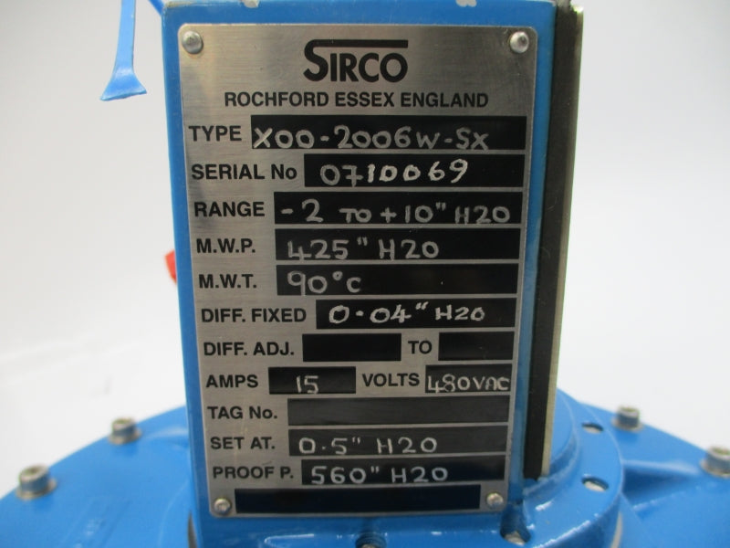 SIRCO X00-2006W-SX 480VAC 15A NSNP