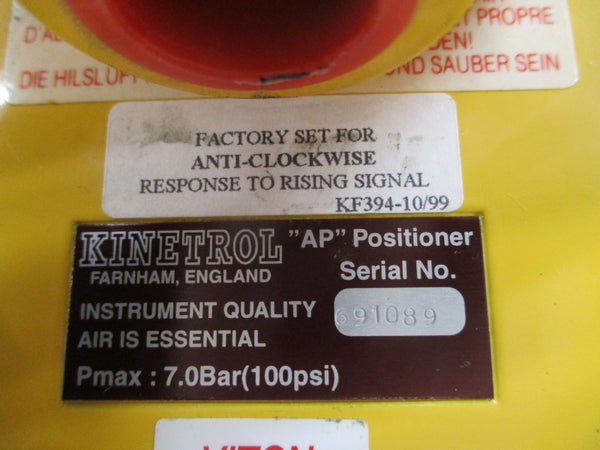 KINETROL KF394-10/99 100PSI NSNP