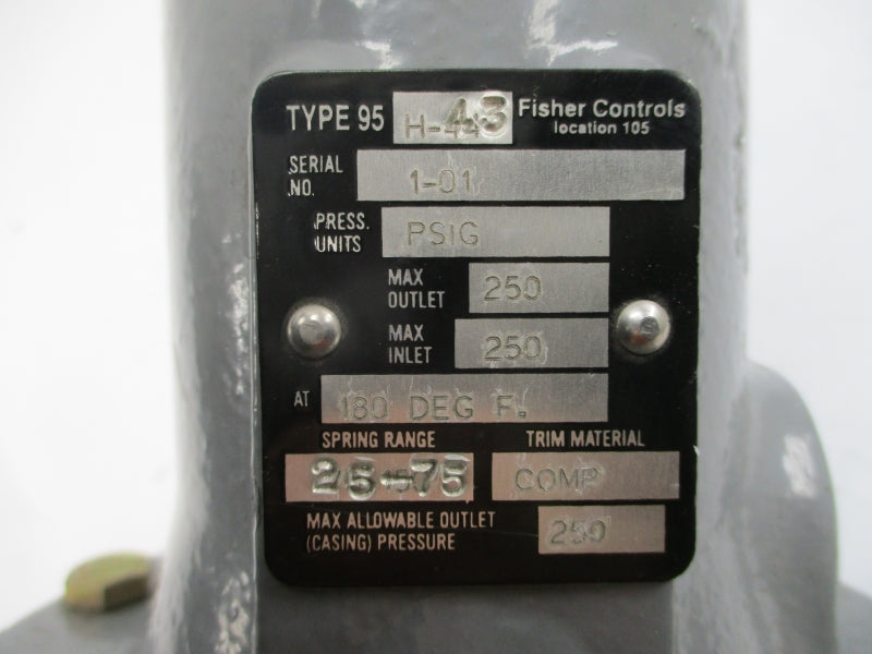 FISHER CONTROLS 95H-43 25-75PSI NSNP