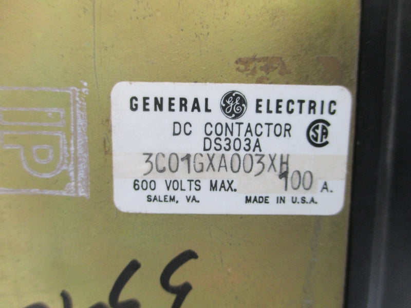 GENERAL ELECTRIC 3C01GXA003XH 115/120VDC 100A UNMP