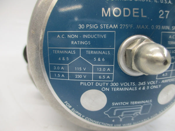 MAGNETROL 27 115/230VAC 6.5/13.0A 30PSI NSNP