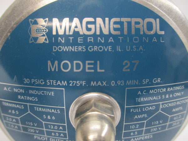 MAGNETROL 27 115/230VAC 6.5/13.0A 30PSI NSNP