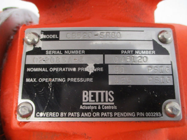 BETTIS CB520-SR80 A5120 275PSI 4" NSNP