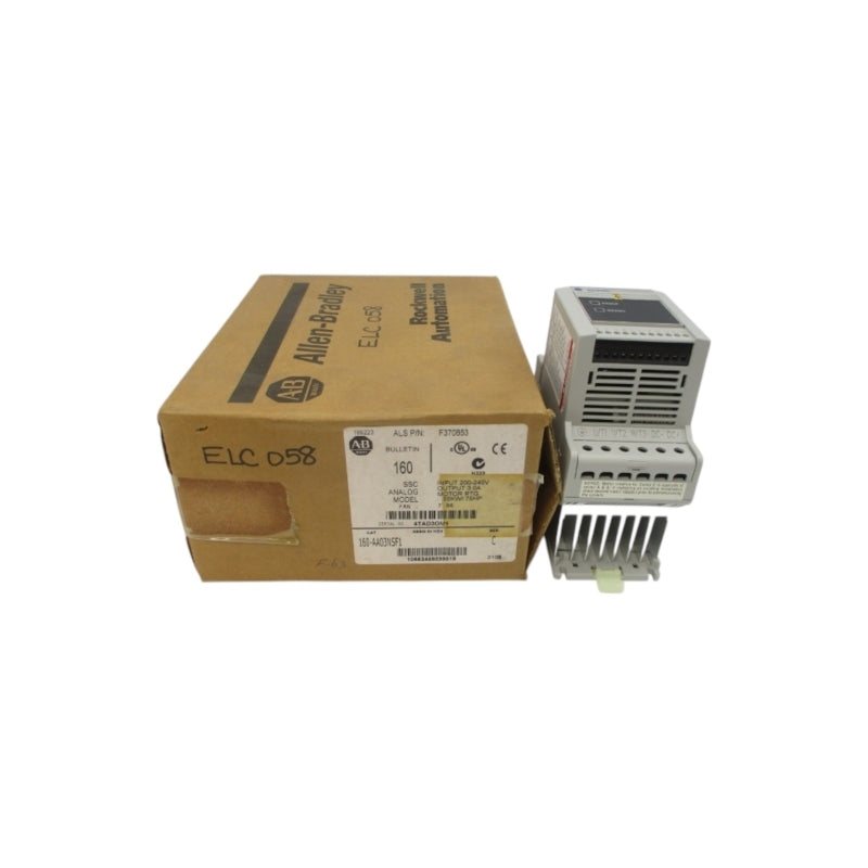 ALLEN BRADLEY 160-AA03NSF1 SER. C F/W 7.06 200-240V 3.6A NSMP