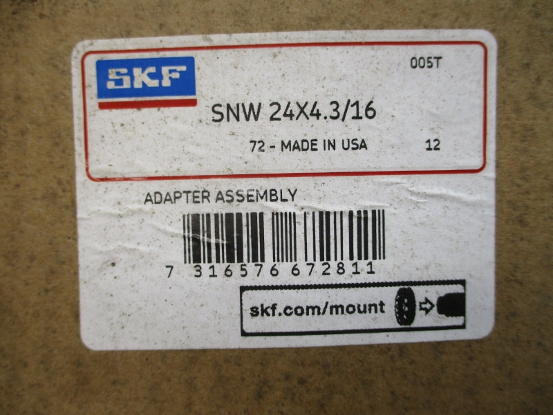 SKF SNW24X4.3/16 NSMP