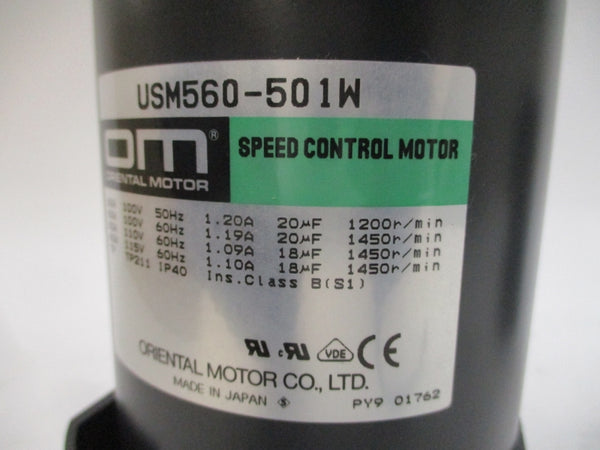 ORIENTAL MOTOR MSS560-501WU-1 115V 1.10A NSMP