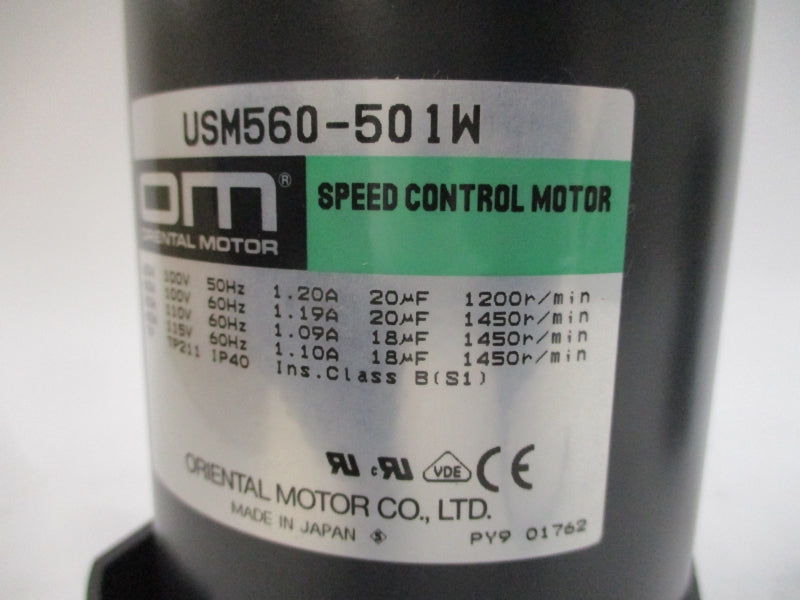 ORIENTAL MOTOR MSS560-501WU-1 115V 1.10A NSMP