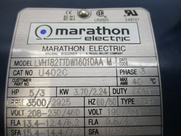 FLOWSERVE P02-001A 5MP-2000 460V 6.2A 1.5X1.25X5 NSNP