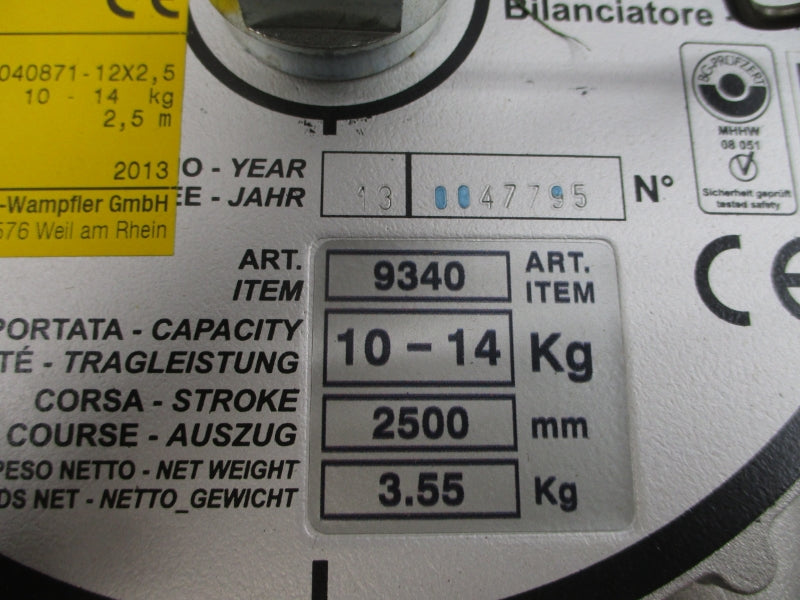 CONDUCTIX WAMPFLER 040871-12X2,5 9340 10-14KG NSMP