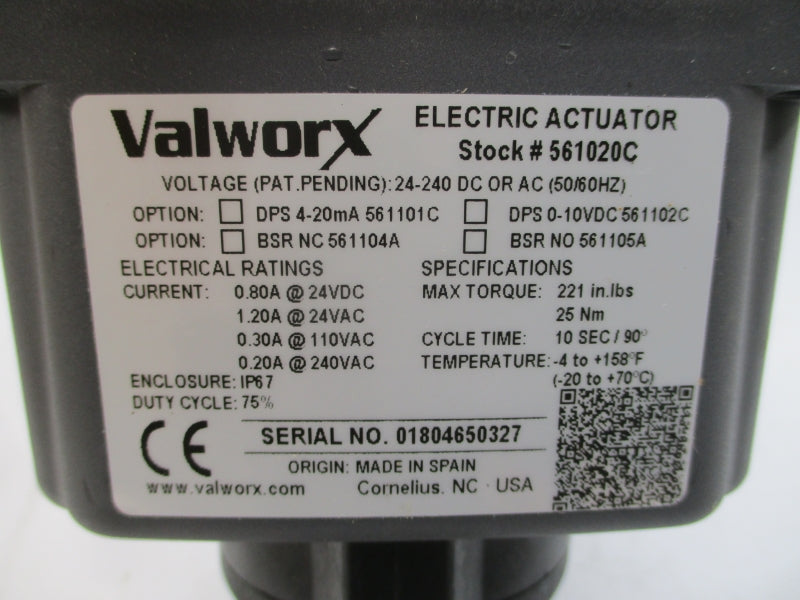 VALWORX 561206C 24-240VAC/DC 1.20A NSMP